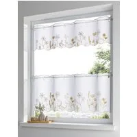 heine Gardine Scheibengardine (1 St), Stangendurchzug, halbtransparent, Kurzgardine
