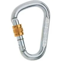 Edelrid Klettergurt Sicherheitskarabiner HMS Screw, Für Toprope-Klettern, Bergschulen, ähnliche Dauerbelastungen