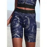 LASCANA ACTIVE Funktionsshorts mit glänzendem 3D Schriftzug auf dem Bund