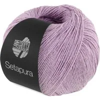 LANA GROSSA SETAPURA Häkelwolle, 200 m (angenehm weiches, mattes Seidengarn), 50 g