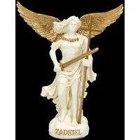 Figuren Shop GmbH Dekofigur Erzengel Zadkiel Figur – Veronese Miniatur Engel Statue 10 cm Deko