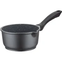 GSW Kasserolle Gourmet Granit, Aluminiumguss, langlebige VITAFLON® GRANIT Antihaft-Versiegelung, Ø 16 cm, Induktion