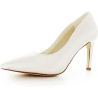 White Lady 893 ivory - einfärbbare Satin-Brautschuhe Pumps