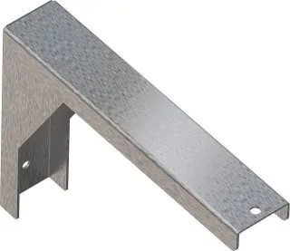 KWC Aquarotter Konsole, PLANOX, Edelstahl, Wandmontage, 45x180x240 mm, 2030043812 2030043812