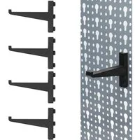 TSB Werk Werkzeughalter Haken für Küpper Lochwand Werkzeugwand Halter, 4-tlg., Universal, Halterung, Werkzeughalter