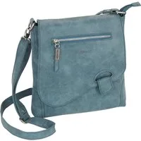 J JONES JENNIFER JONES Schultertasche - Damen Umhängetasche mit Überschlag und Riegel-Magnetverschluss