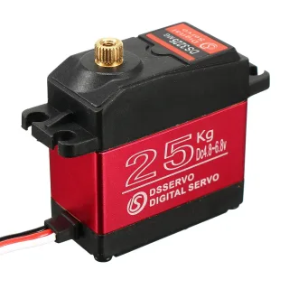 DSSERVO DS3225MG 25KG Waterproof Metal Gear Digital Servo For 1/8 1/10 1/12 RC Cars