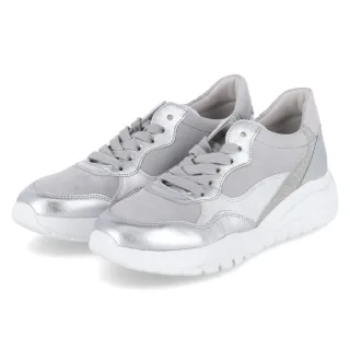 Gabor Low Sneaker - Gr. 43 - Grau - Leder