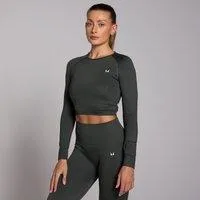 MP Damen Shape Nahtloses Langarm-Crop-Top - L