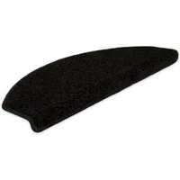 Metzker® Stufenmatte Stufenmatten Marseille Halbrund Schwarz 14 Stück, halbrund, Höhe: 13 mm, 14 Stück im Set - Schwarz