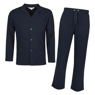 Herren Thermo-Pyjama-Set mit langärmligem Oberteil und Unterteil für kalte Nächte
