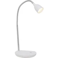 Lightbox Tischleuchte, LED fest integriert, Warmweiß, LED Schreibtischlampe mit warmweißem Licht, Tischleuchte mit Flexarm