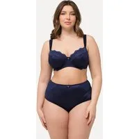Ulla Popken Bügel-BH Bügel-BH ohne Softcups Satin Spitze