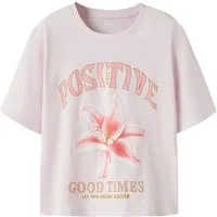 Name It T-Shirt NKFHADIA SS NREG TOP BOX Baumwolle, regular fit