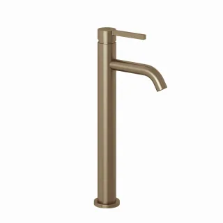 Kludi NOVA FONTE Pura Waschtischarmatur hoch ohne Ablaufgarnitur Brushed Bronze, 20298N115 20298N115