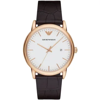 Emporio Armani Herrenuhr Quartz Silber