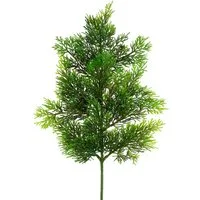 Kunstzweig Zedernzweig Nature ZJ Kunststoff 100% PE Spritzguss künstliche Zeder, Seidenblumen Roß, Länge: cm 50cm