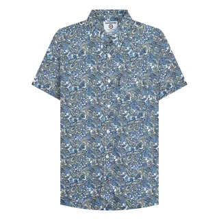 Lambretta - "SS25" Hemd für Herren (Weiß/Blau)