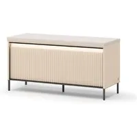 yourhouse24 Sitzbank Garderobenbank TREND TG-05 mit LED-Beleuchtung, Sandbeige