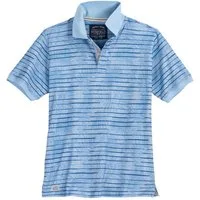 redfield Poloshirt Poloshirt Jersey in großen Größen von Redfield, Airy Blue