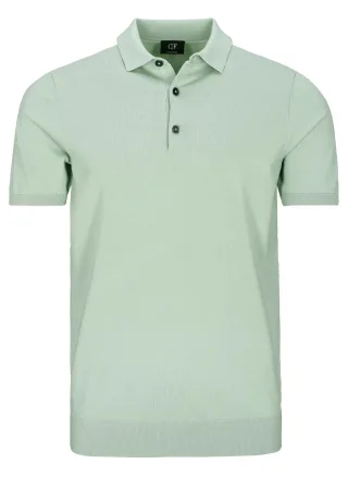 COMMANDER Finest Clothing - Polo-Pullover, 1/2 Arm ice green - Gr. - L