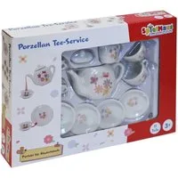 Vedes Spiel-Kochgeschirr SpielMaus Küche Tee-Service aus Porzellan, 11-teilig