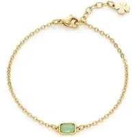 LEONARDO Edelstahlarmband Leonardo Damen-Armband Edelstahl Glasstein