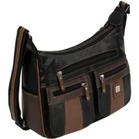 EAAKIE Umhängetasche Damen Tasche Schultertasche Umhängetasche Leder Optik Handtasche, als Schultertasche, Umhängetasche tragbar