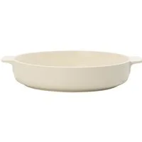 Villeroy & Boch Auflaufform Clever Cooking runde Backform 28 cm, Porzellan, (1-St), Premium Porcelain, ofen-, mikrow.- & spülm.fest, Made in Germany