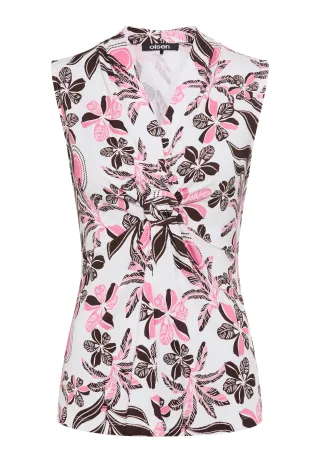 Olsen - T-Shirt Sleeveless raspberry - Gr. - 46