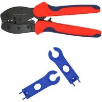 ARLI Solaranlage Solar Crimpzange inkl. Schraubenschlüssel, (Set, 1-St., Werkzeug), Werkzeug Set
