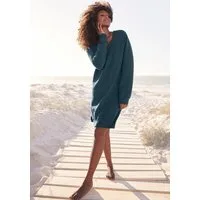 s.Oliver Sweatkleid Langarmkleid aus Ripp-Qualität mit Teilungsnaht, Loungewear