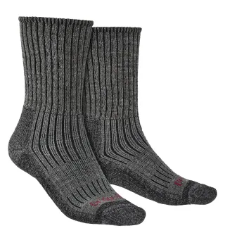 Bridgedale - Herren Wandern Midweight Merinowolle Socken - Charcoal