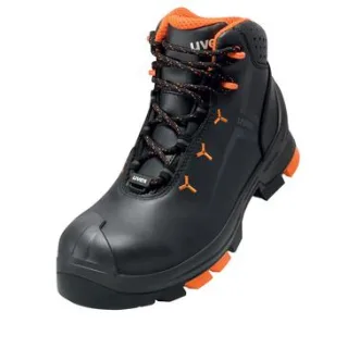 uvex 2 Sicherheitsschuh S3 Stiefel Leder schwarz/orange 40 - 6503340