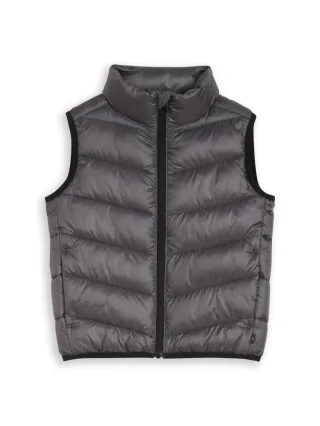 tom tailor kids - Lightweight Steppweste mit wasserabweisender Funktion dark urban grey - Gr. - 92/98