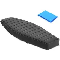 Craftride Sitzbank Gel Sitzbank flach VSG1 für Simson S50 S51 S70 Sitz schwarz