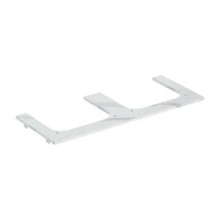 Geberit One Waschtisch-Platte 505165001 120x2x47cm, Ausschnitt zweifach, Steinzeug, Marmoroptik weiß/matt
