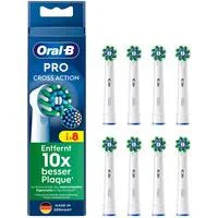 Oral-B Pro Cross Action Aufsteckbürsten 8er-Pack weiß