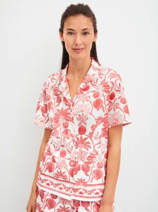 CALIDA - WOMEN Shirt short-sleeve rose of sharon - Gr. - S