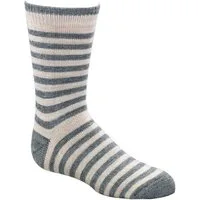 Wowerat Socken 2 Paar Kinder Alpaka-Söckchen, superweich, schöne Ringelfarben