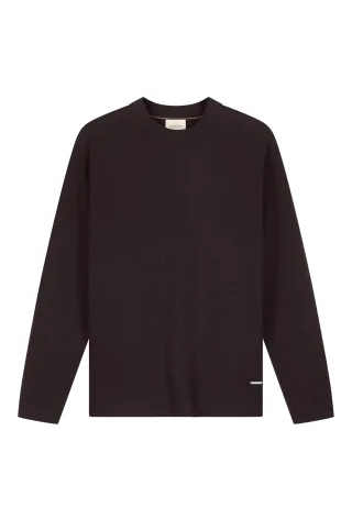 Dstrezzed - DS_Oscar Rib Mockneck Dk. Brown - Gr. - S