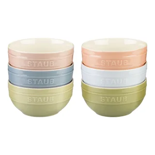 Staub Ceramique Schüssel Set Macaron 14 cm / 6-tlg, Keramik