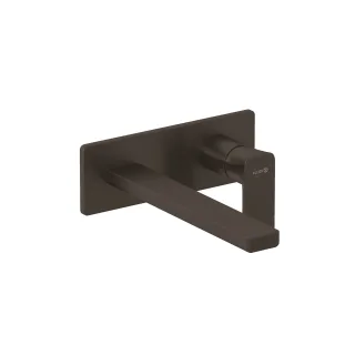 KLUDI-RENON 2-Loch-Wand-Einhandmischer 240 MM Feinbau-Set Brushed Gunmetal PVD 42245N275