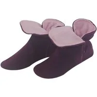 RAIKOU Hausstiefel Hüttenschuhe Stoppersocken für Damen Herren und Kinder  Hausschuh (aus Miro Fleece Super Flauschige) mit ABS und Rutschfester Sohle