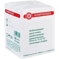 NOBAMED Paul Danz AG Erste-Hilfe-Set NOBAMED Mullkompresse unsteril 8-fach 10 x 10 cm