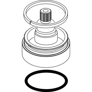 Ideal Standard Rosette Umschaltung MELANGE 4L Bade, A962060AA kpl., Chrom