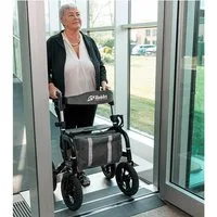 Mobilex A/S Auffahrrampe Mobilex Gummirampe Grau ohne Klebstoff 6 x 60 x 900 mm (1-St., 1 Verkaufseinheit), für innen und außen, rutschfeste Oberfläche, ohne Klebstoff