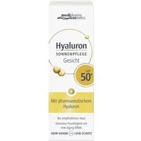 Dr. Theiss Naturwaren GmbH Sonnenschutzcreme HYALURON SONNENPFLEGE Gesicht Creme LSF 50+, 50 ml