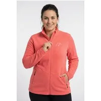 Maier Sports Fleecejacke DA-MIDLAYERJACKE DENISE JACKET W mit durchgehendem Reißverschluss, hoch geschlossener Ausschnitt