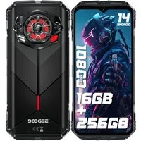 DOOGEE S punk 16GB RAM+256GB ROM 4G Outdoor Smartphone (16,71 cm/6.58 Zoll, 256 GB Speicherplatz, 50 MP Kamera, 6,58'' FHD+ Display, 10800mAh, IP68/IP69K, Dual SIM 4G, NFC, GPS, OTG)